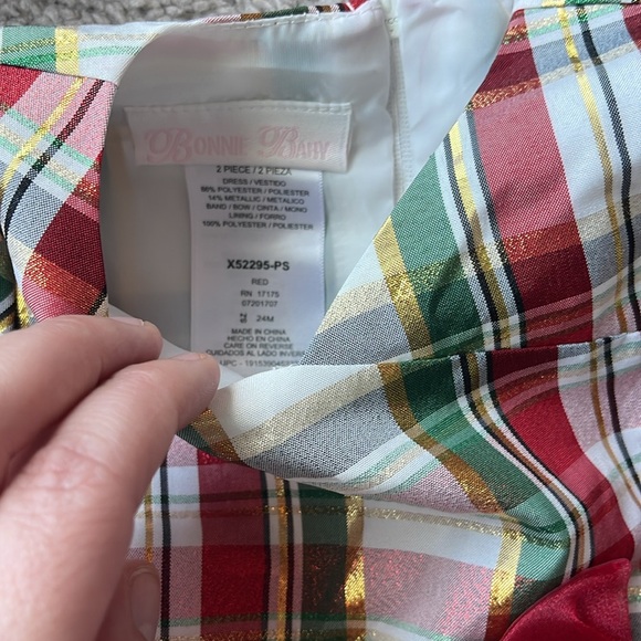 Bonnie Baby Dress with Bow & Bloomers - Picture 5 of 6